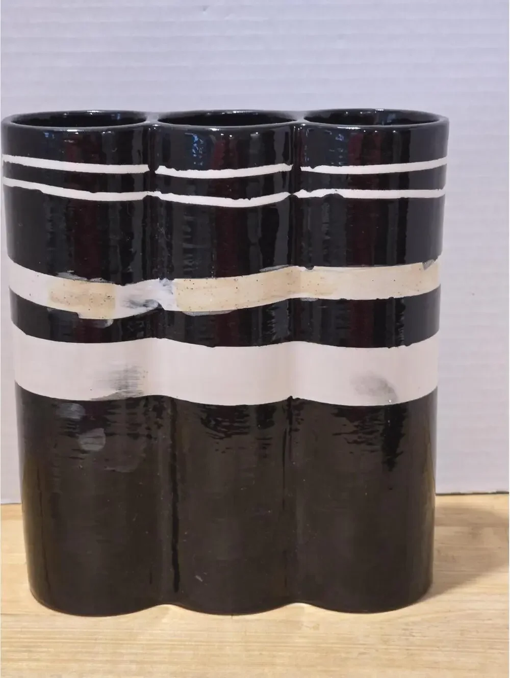 Studio Pottery Ceramic Handmade 12 K Cup Coffee POD Organizer Holder